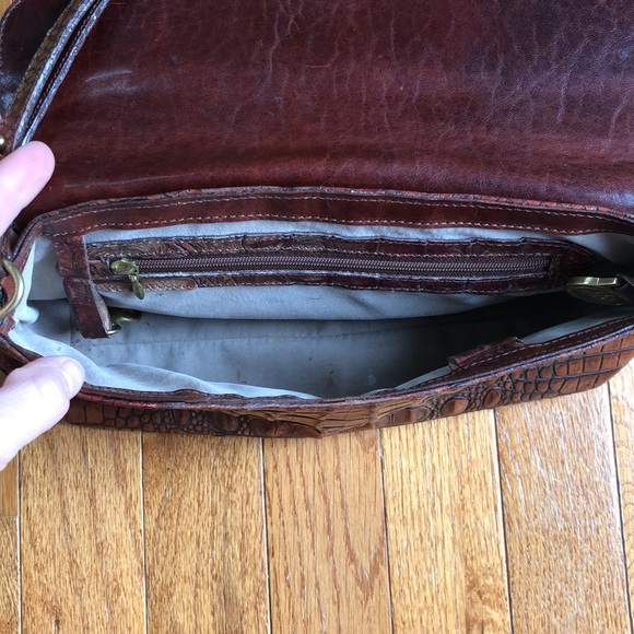 Brahmin genuine leather croc embossed purse - Picture 3 of 4